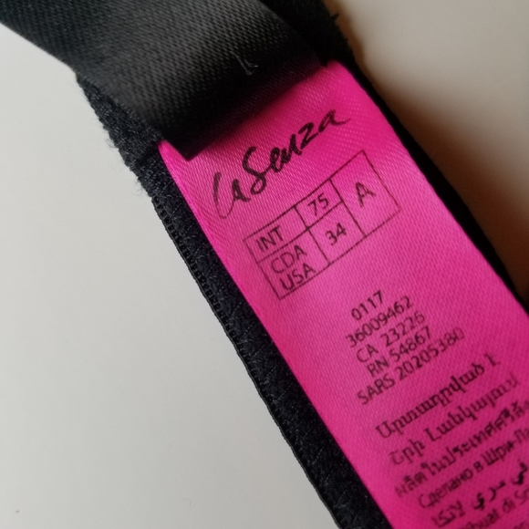 La Senza Remix Balconette Bra Black & White - Picture 4 of 4